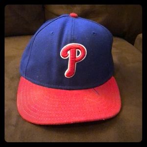 6 7/8 fitted Phillies New Era hat